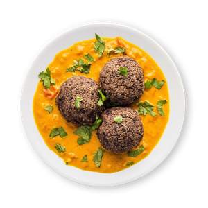 Indian Lentil Balls in Coconut Sauce