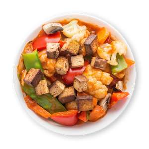 Szechuan Gemüsepfanne mit Tofu