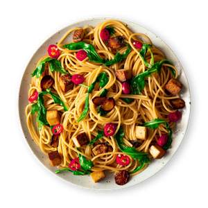 Spaghetti al Tofu e Peperoncino