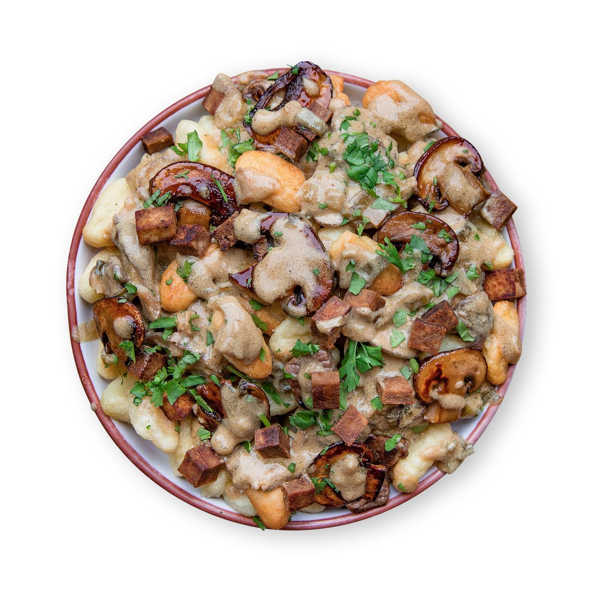 Creamy Mushroom Stir-Fry with Gnocchi by feastr