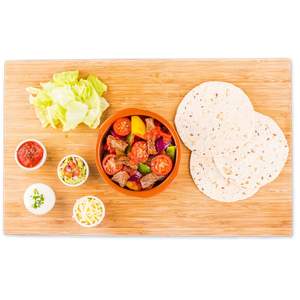 Saftige Rindfleisch Fajitas