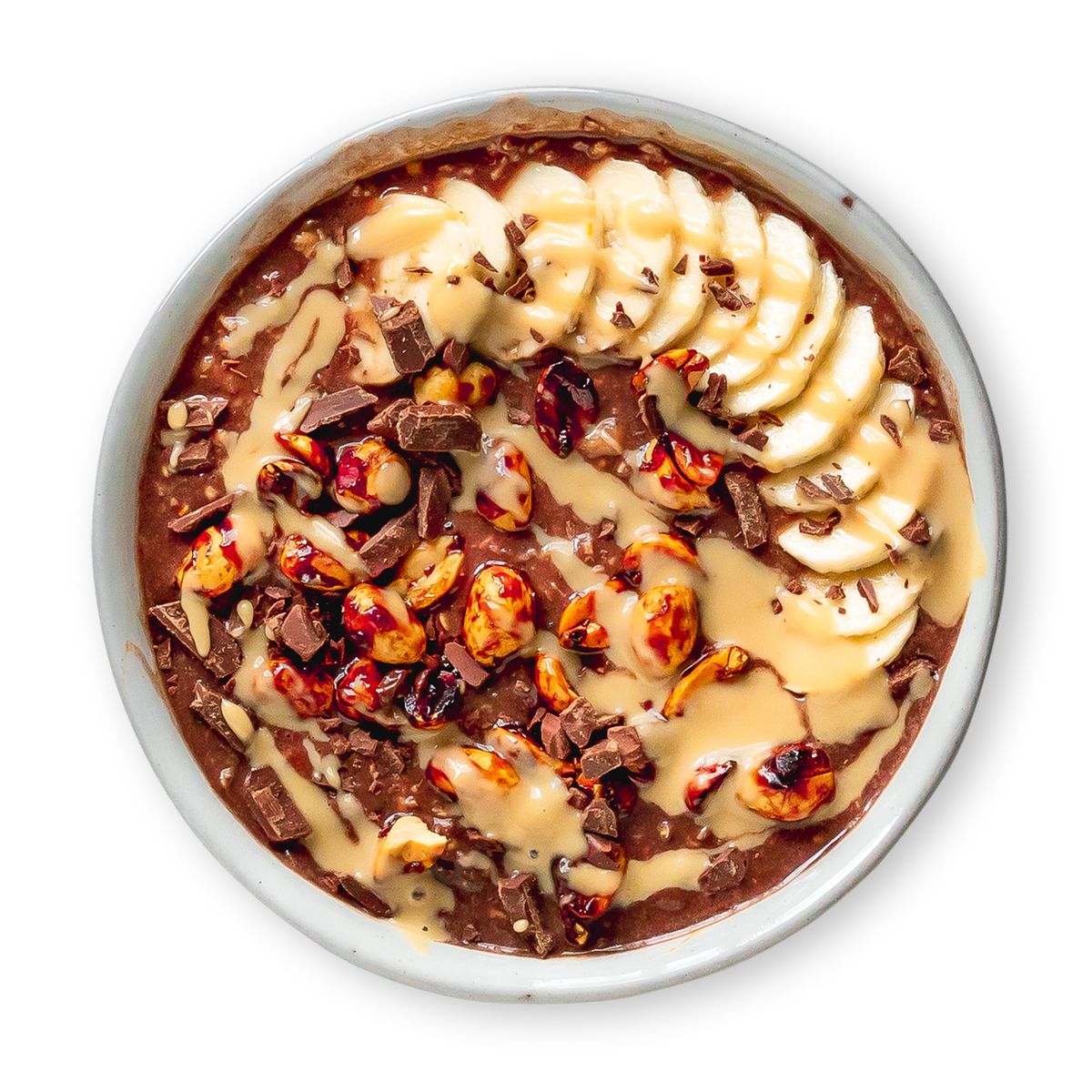 Snickers Protein Oats by feastr