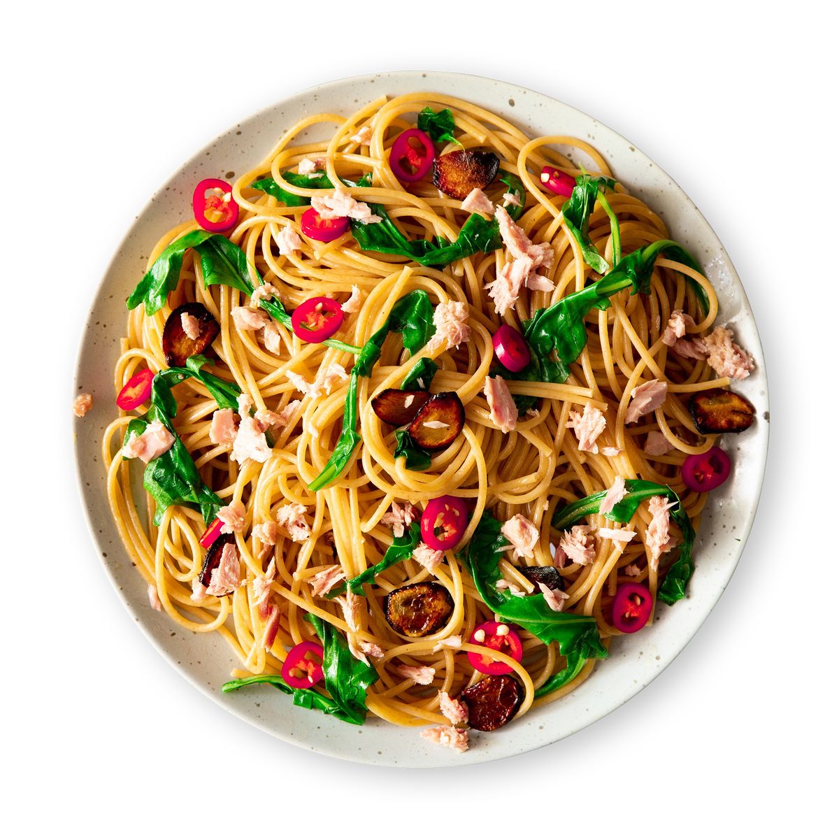 Spaghetti al Tonno e Peperoncino by feastr