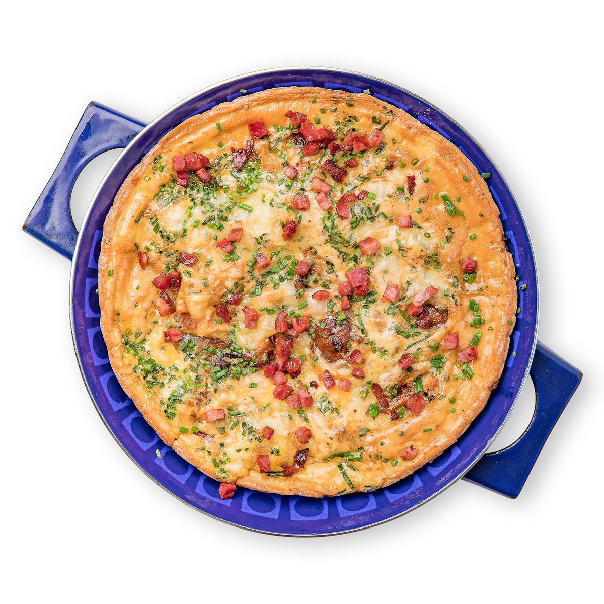 Mushroom Frittata with ham by feastr