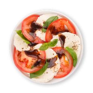 Klassischer Tomate Mozzarella Salat