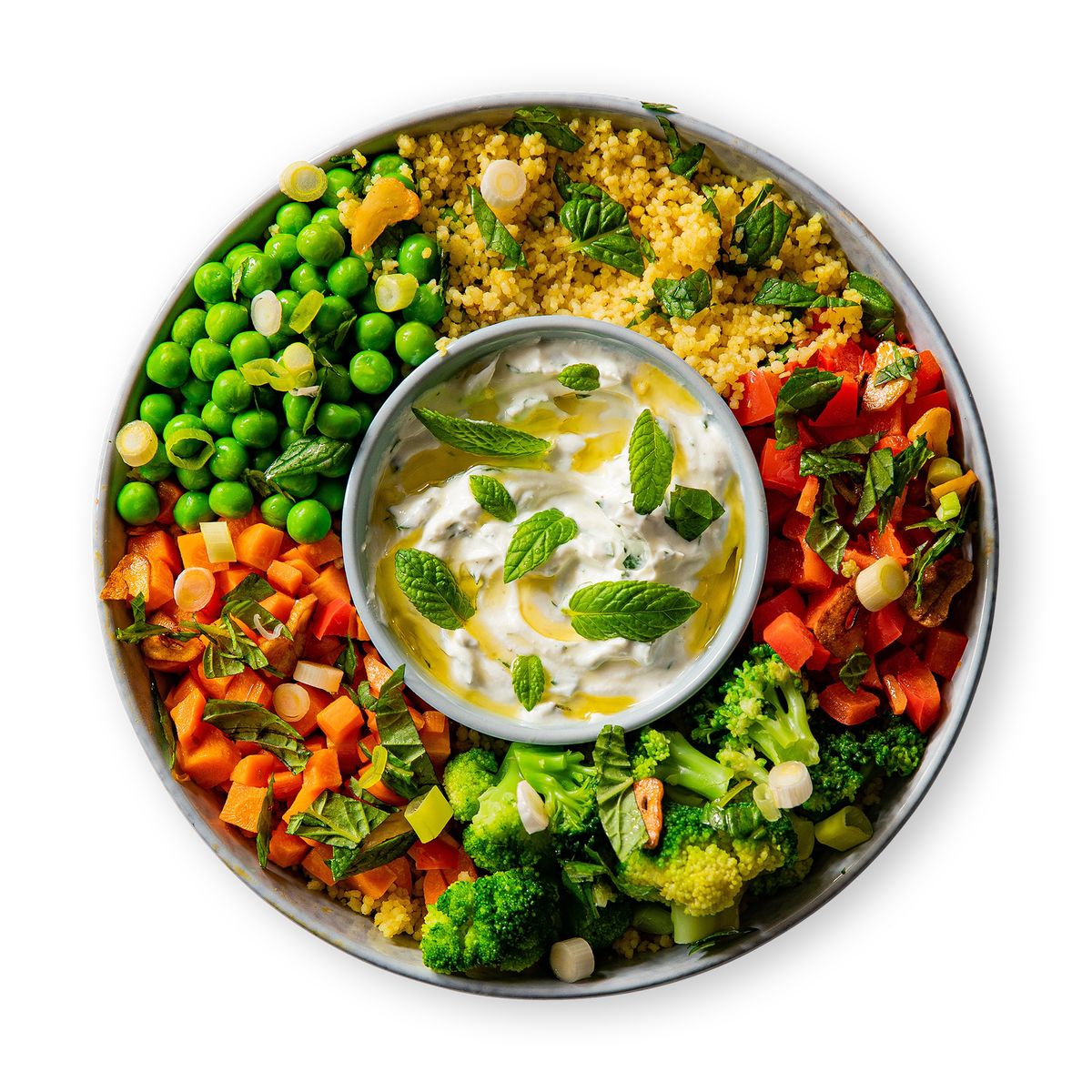 Couscous Veggie Bowl by feastr