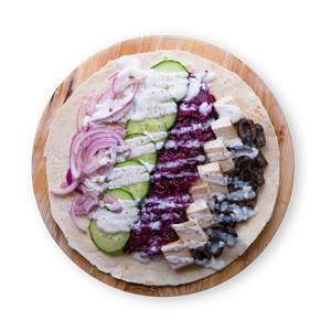 Red Cabbage Tofu Wrap