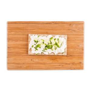 Crispbread with Cottage Cheese and Cucumber