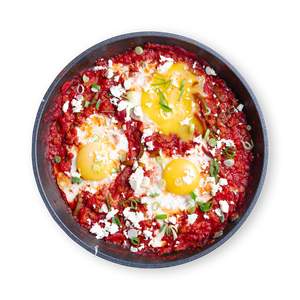 Schnelle Hackfleisch Shakshuka