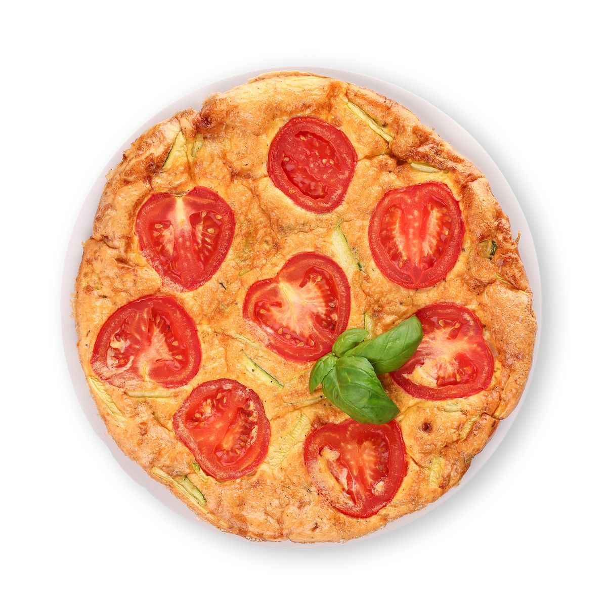 Tomato and Zucchini Frittata by feastr