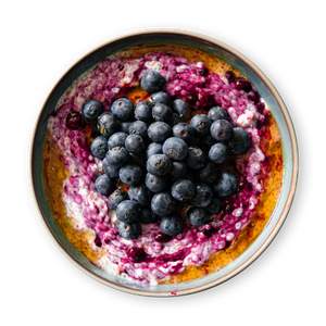 Blaubeeren Chia Pudding