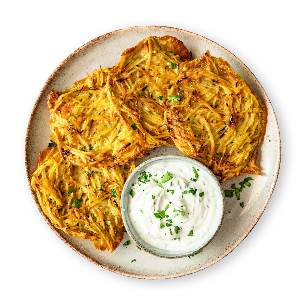 Potato Zucchini Fritters by feastr