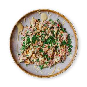 No-Fish Apple Tuna Salad with Walnuts