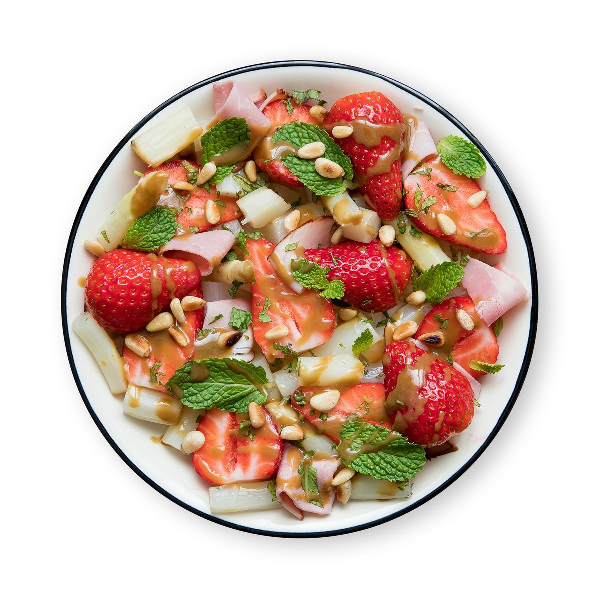 Strawberry Asparagus Salad  by feastr