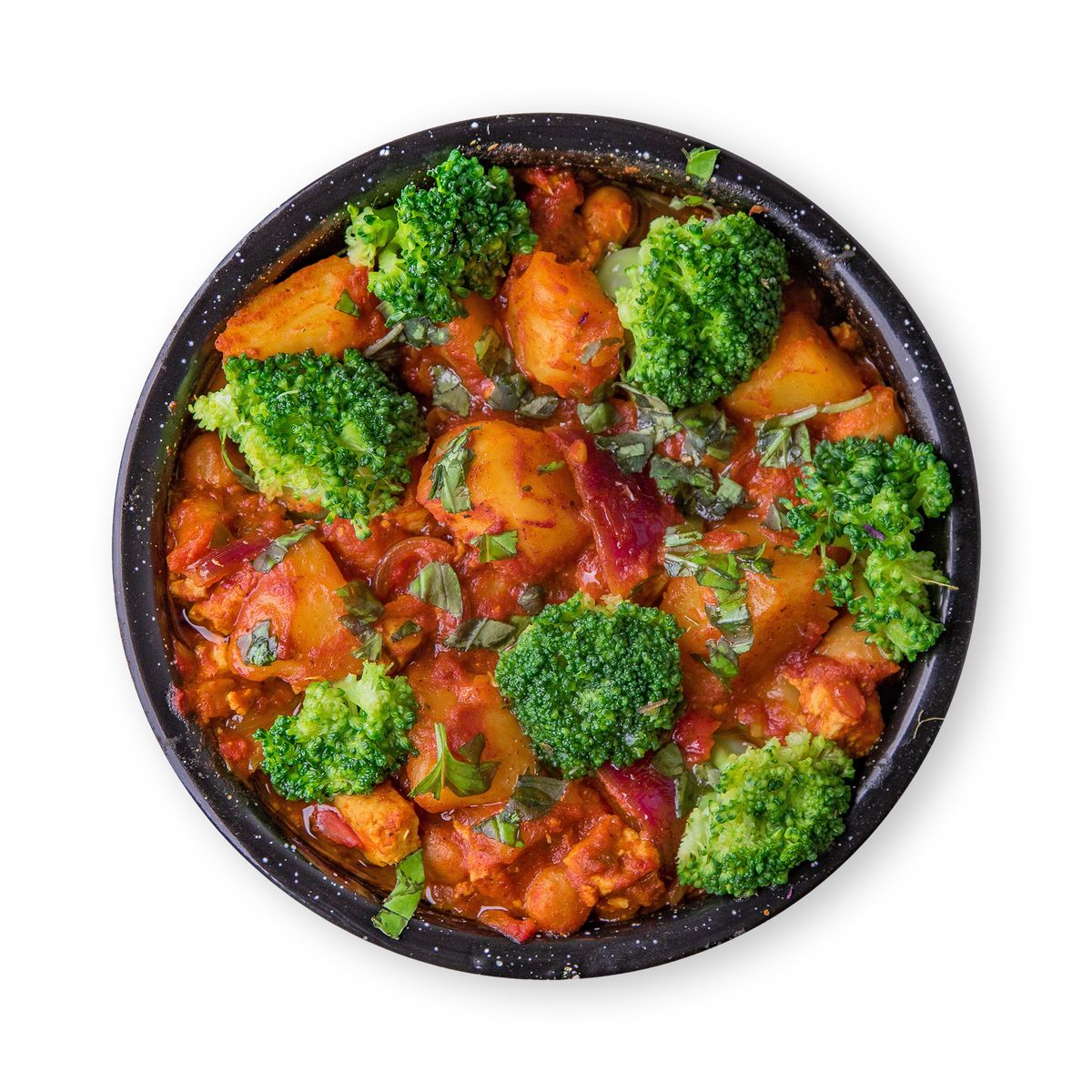 Indian Broccoli Potato Stew by feastr