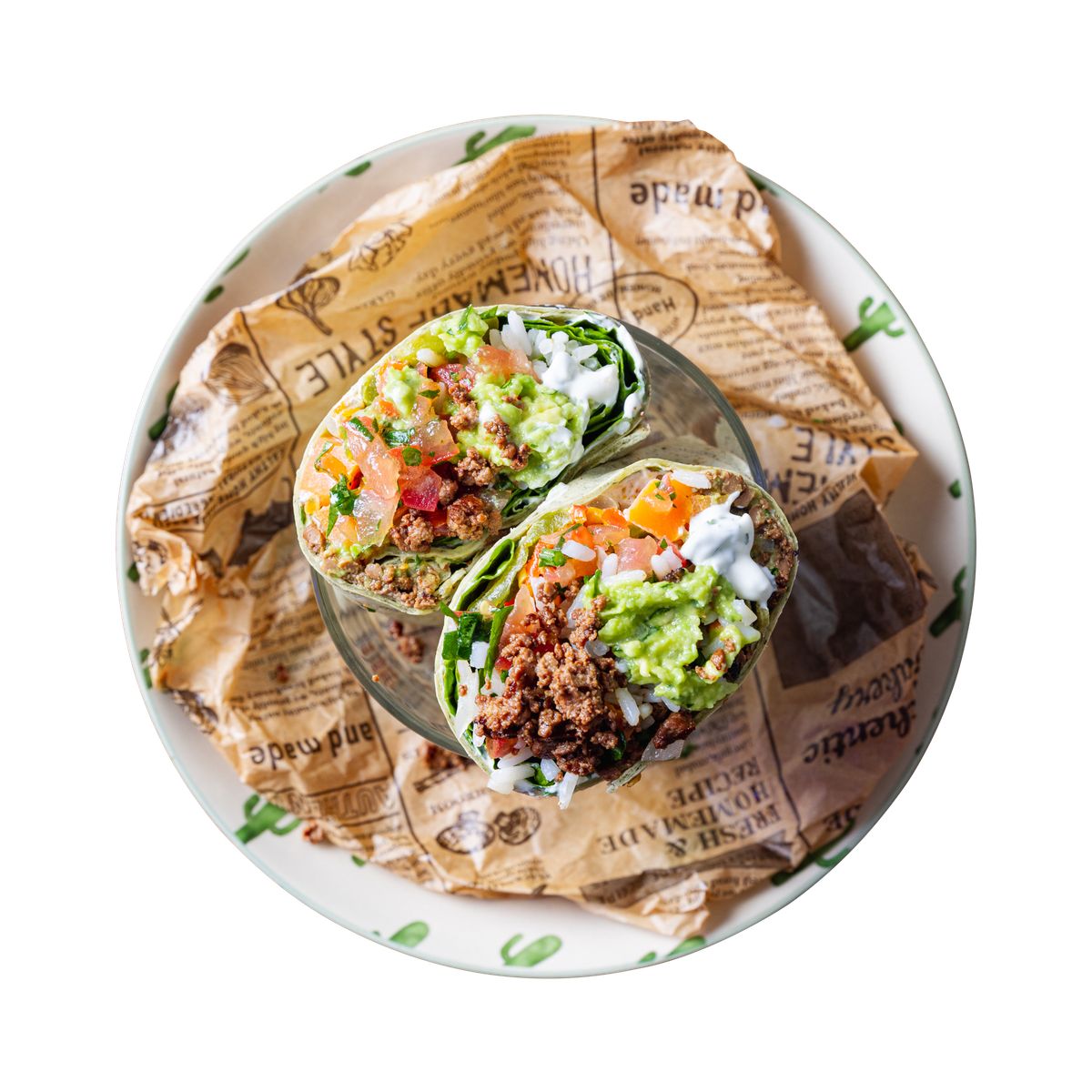Classic Mexican Burrito  by feastr