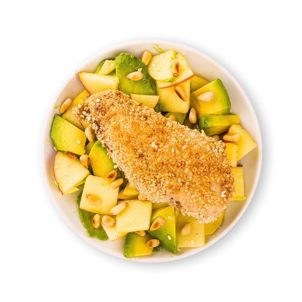 Avocado Sesame Chicken by feastr