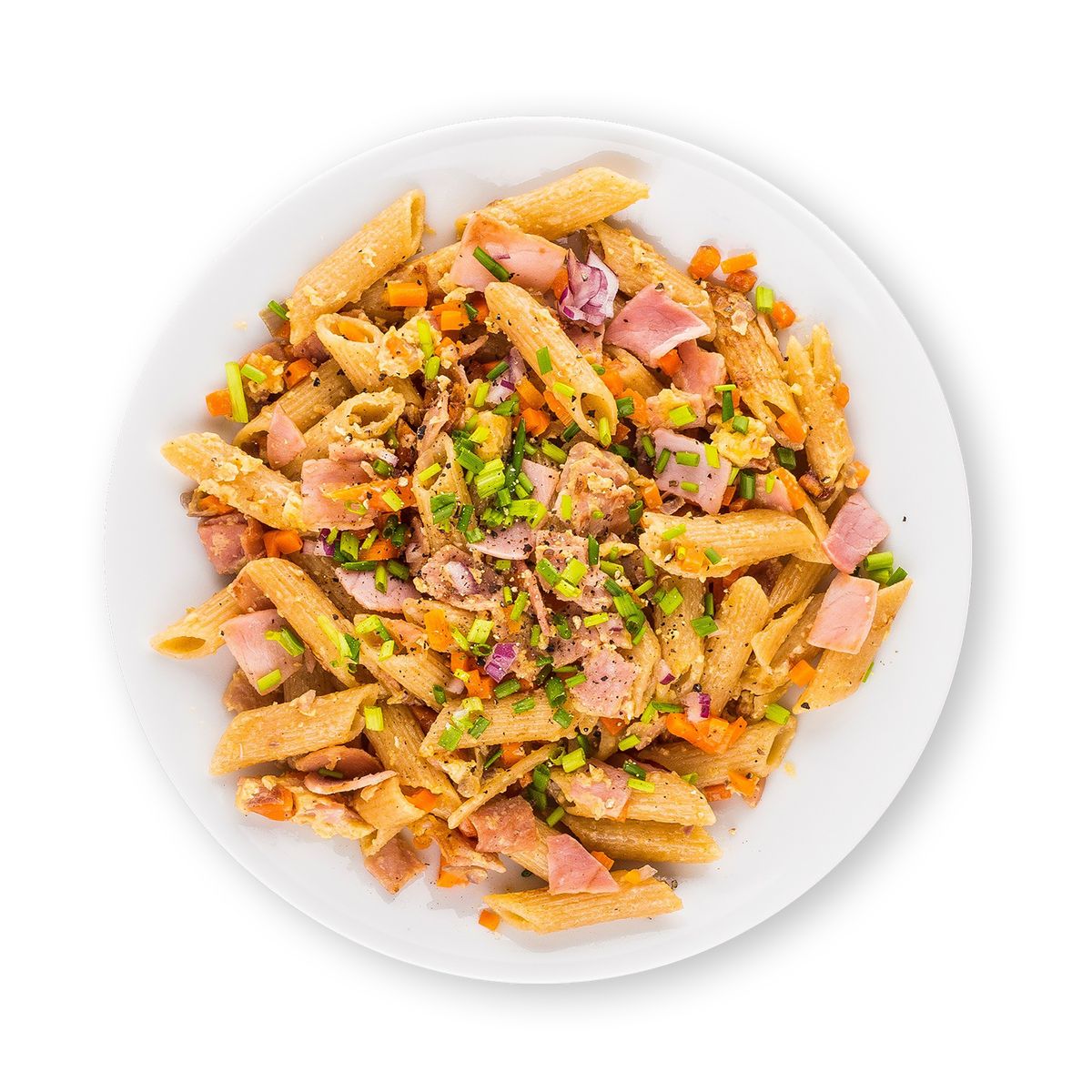 German Pasta and Ham Stir-Fry by feastr