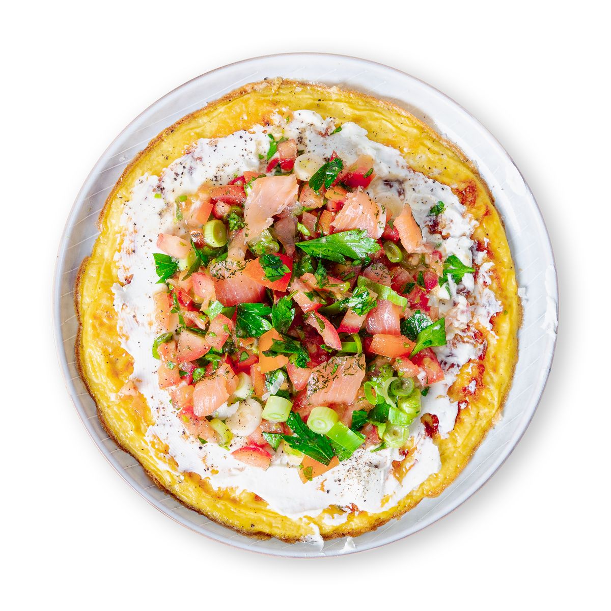 Breakfast Omelet Wraps with Salmon by feastr