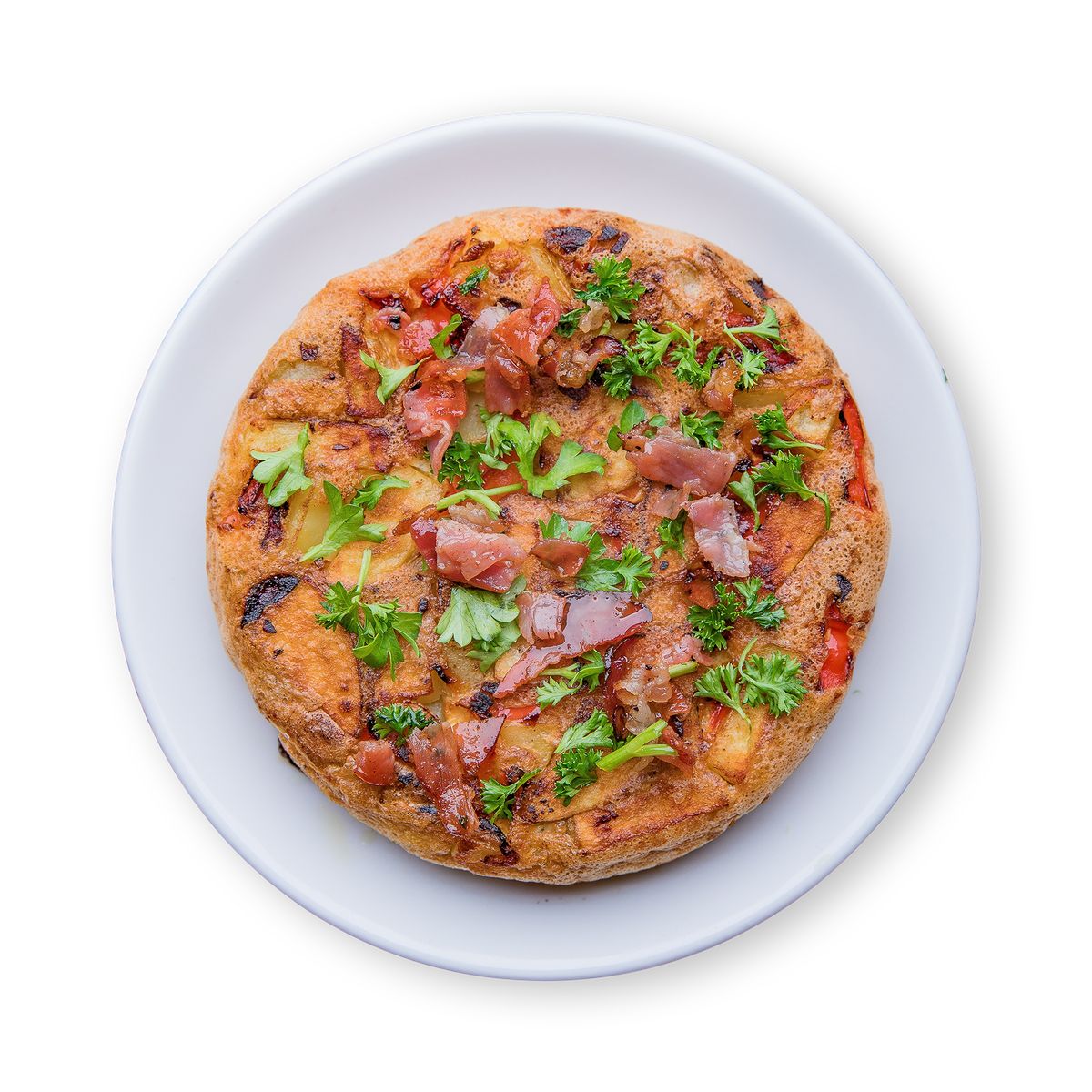 Classic Spanish Bacon Tortilla and Bacon by feastr