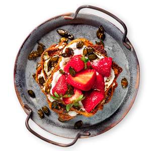 French Toast mit Erdbeeren