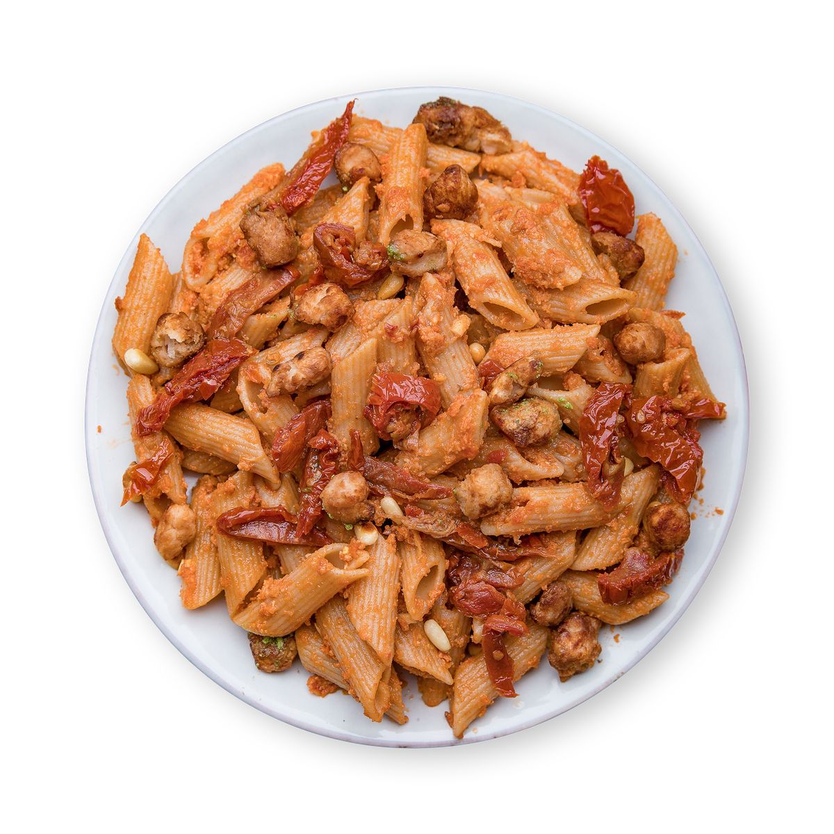 Penne with Pesto Rosso by feastr