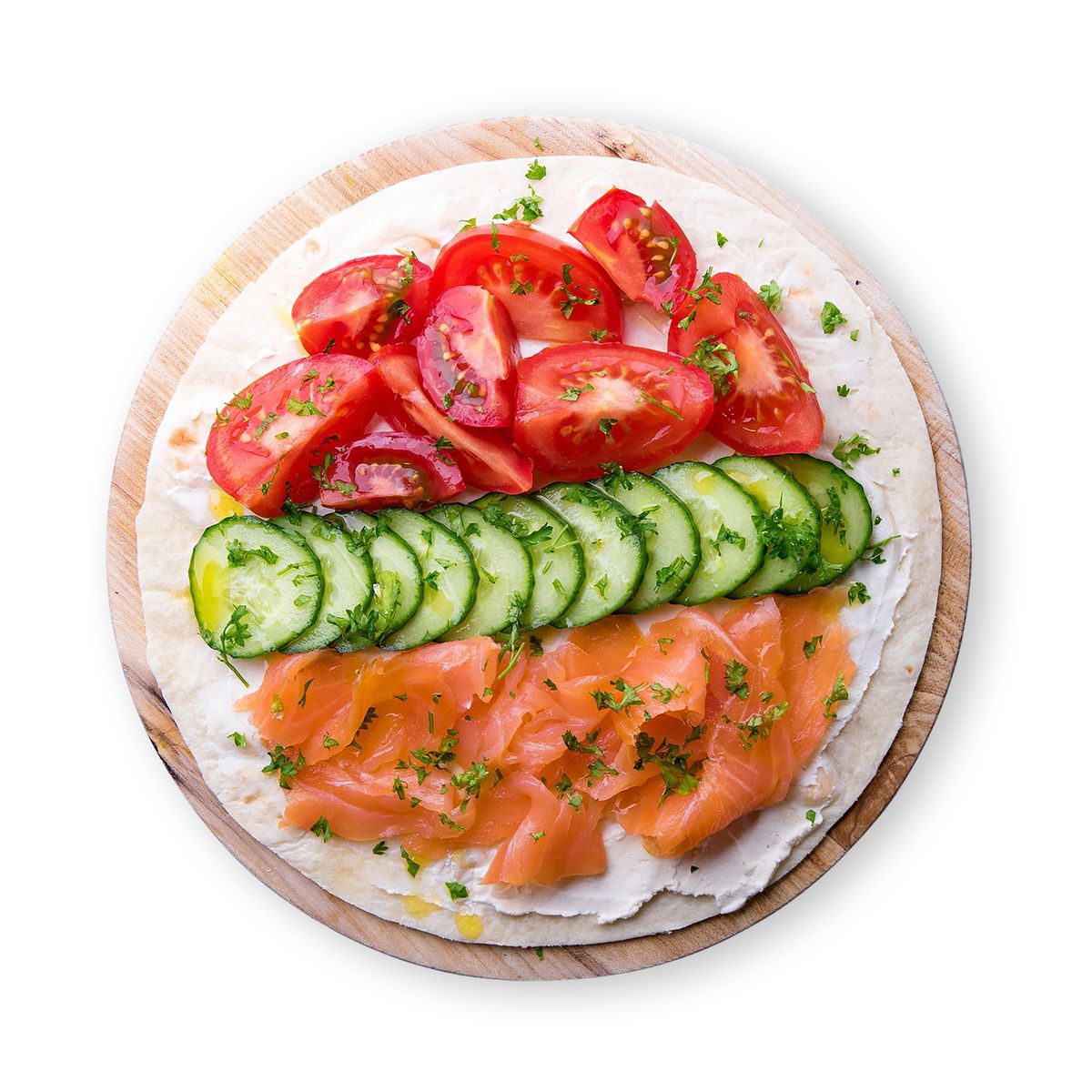 Creamy Salmon Wrap by feastr