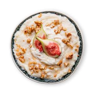 Creamy Fig Semolina Porridge