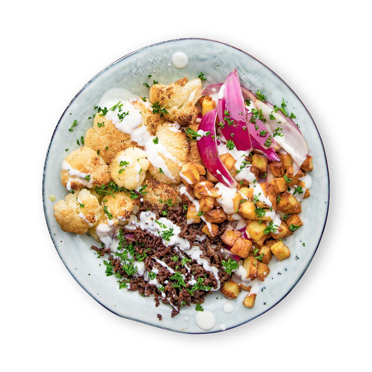 Beefy Cauliflower Stew  by feastr