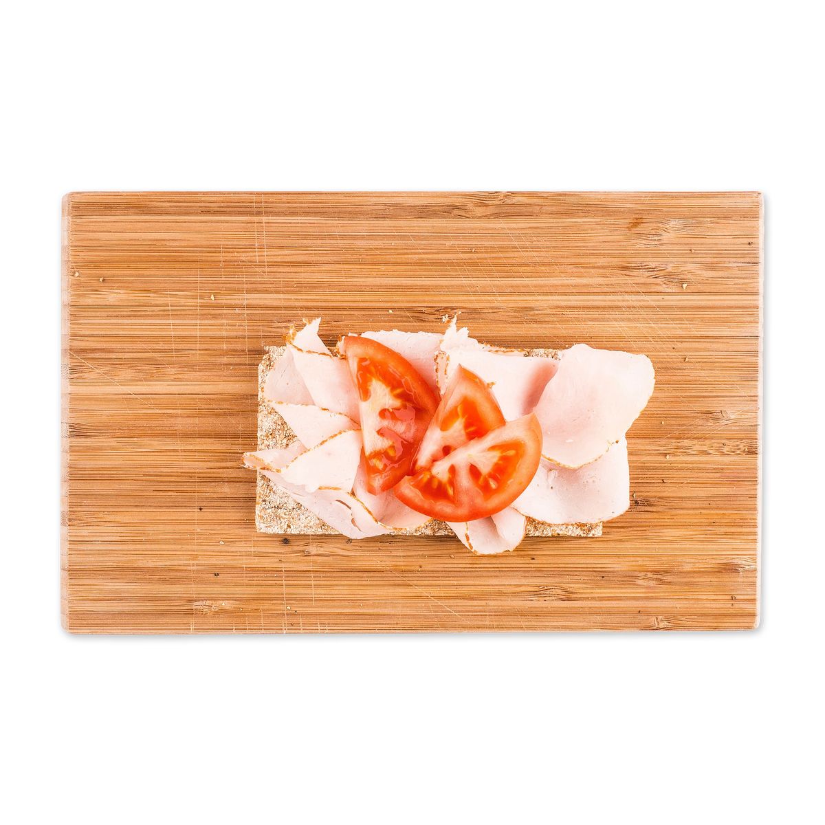 Crispbread with Chicken &amp; Tomato  by feastr