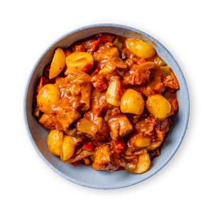 Quick Chicken Goulash with Potatoes