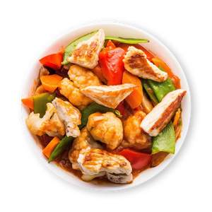 Szechuan Chicken Veggie Bowl