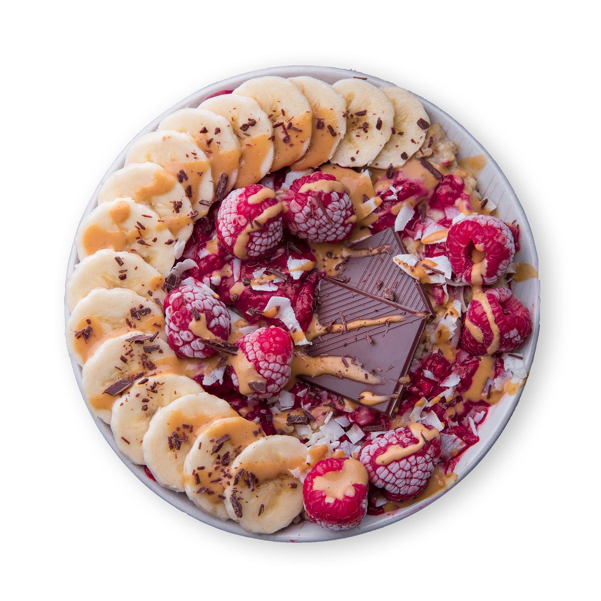 Raspberry Chocolate Oatmeal by feastr