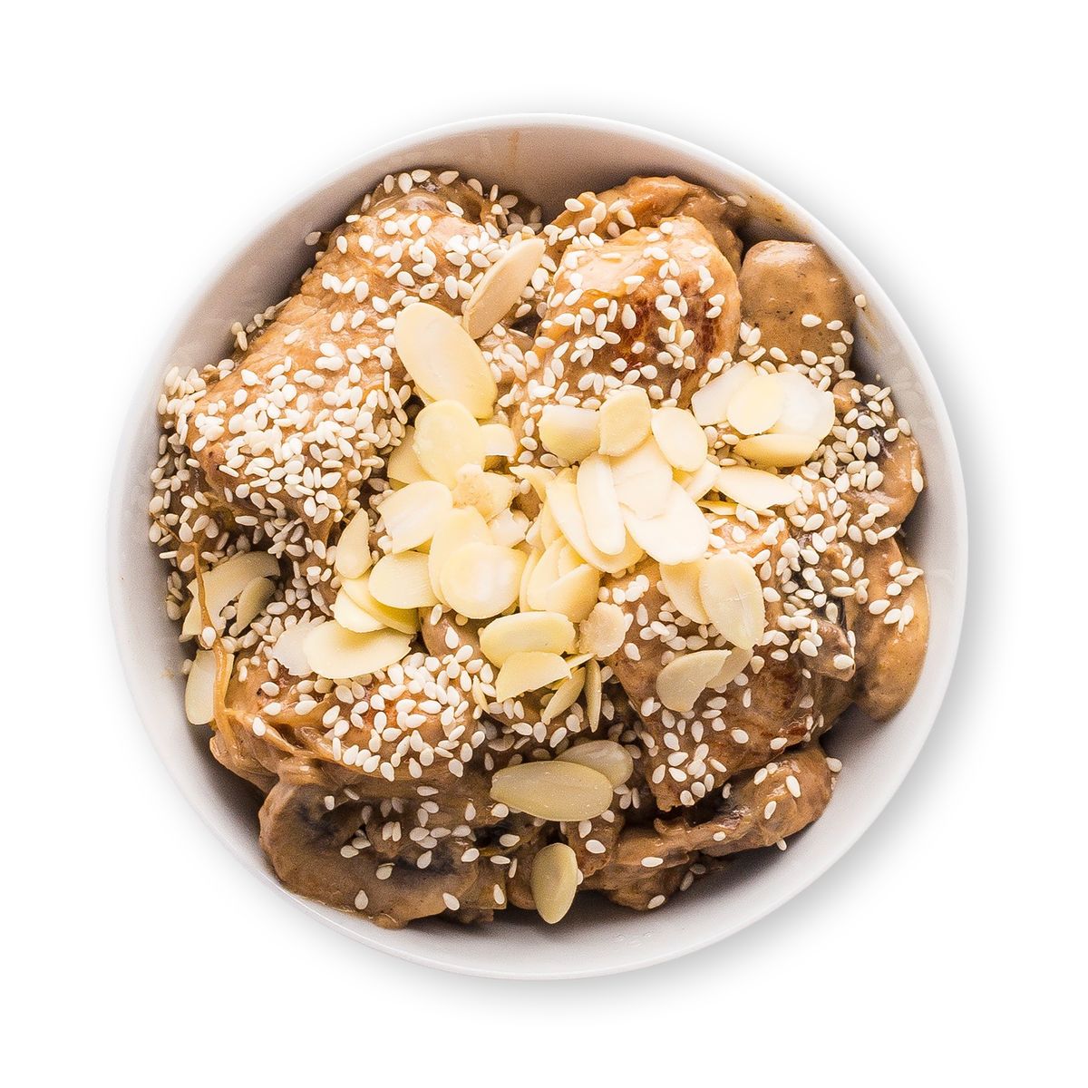 Almond Sesame Chicken  by feastr