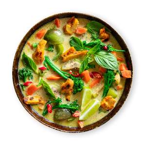 Grünes Thai Curry mit Hähnchen