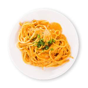 Italienische Paprikasauce mit Spaghetti