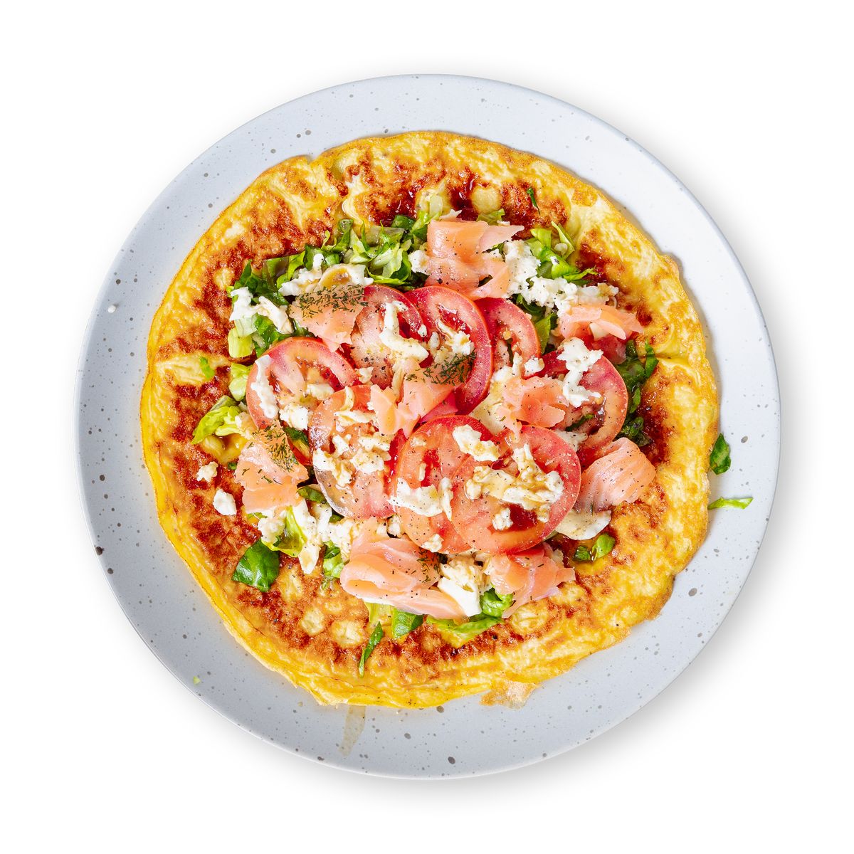 Italian Omelette Wrap with Salmon by feastr