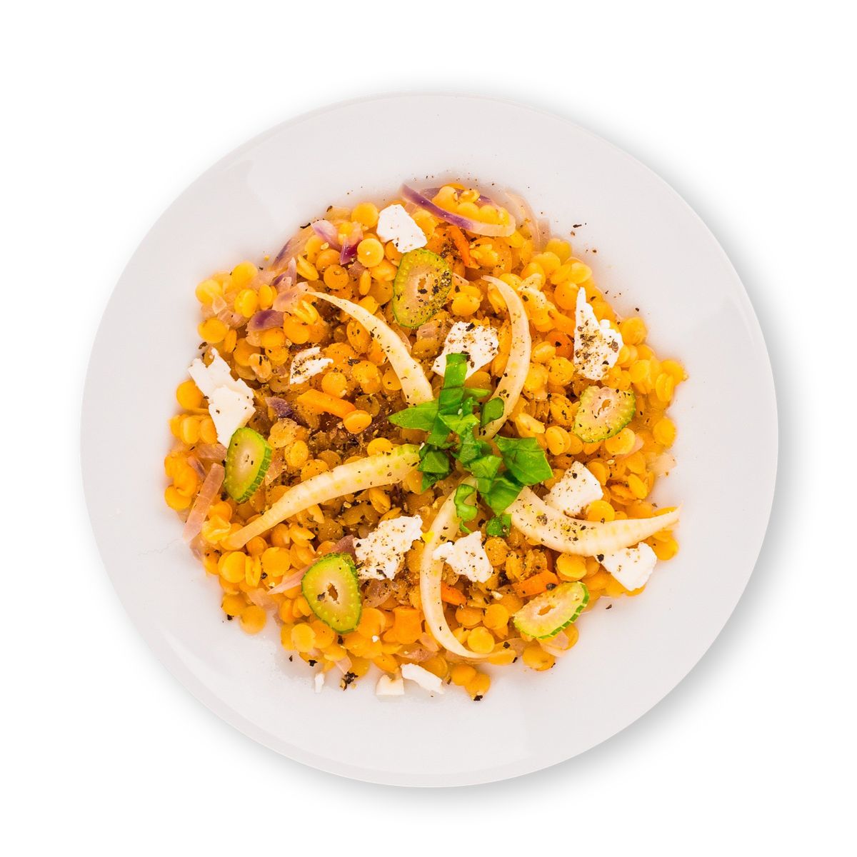Feta Lentil Bowl by feastr