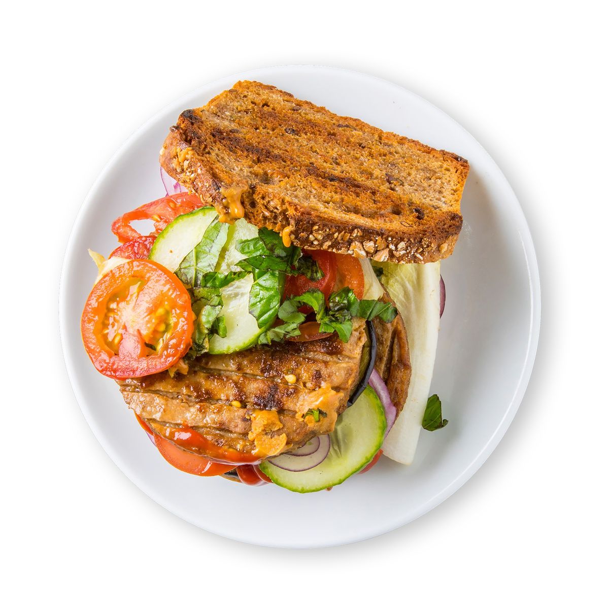 Juicy Veggie Burger by feastr
