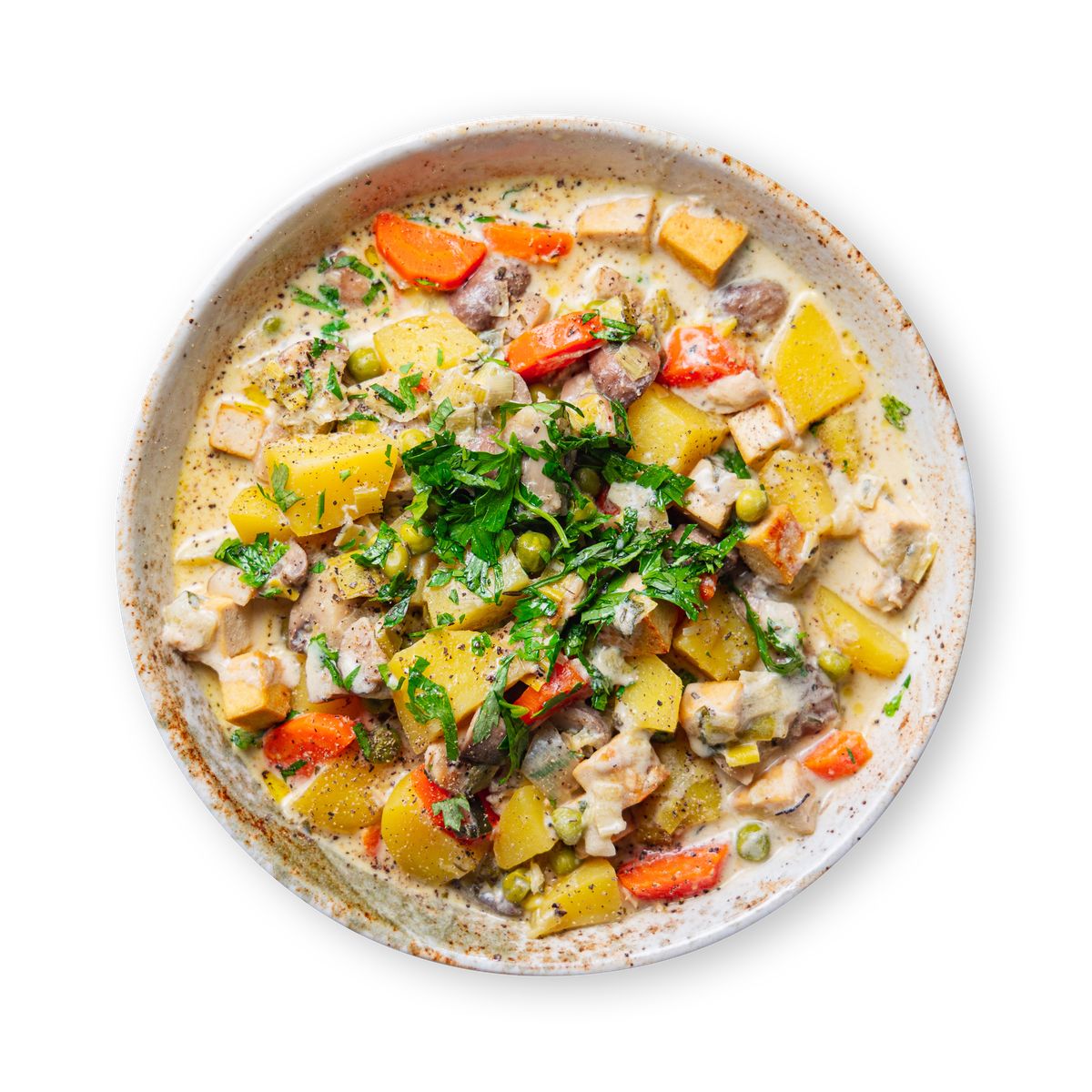 Creamy Mushroom Stew with Tofu by feastr