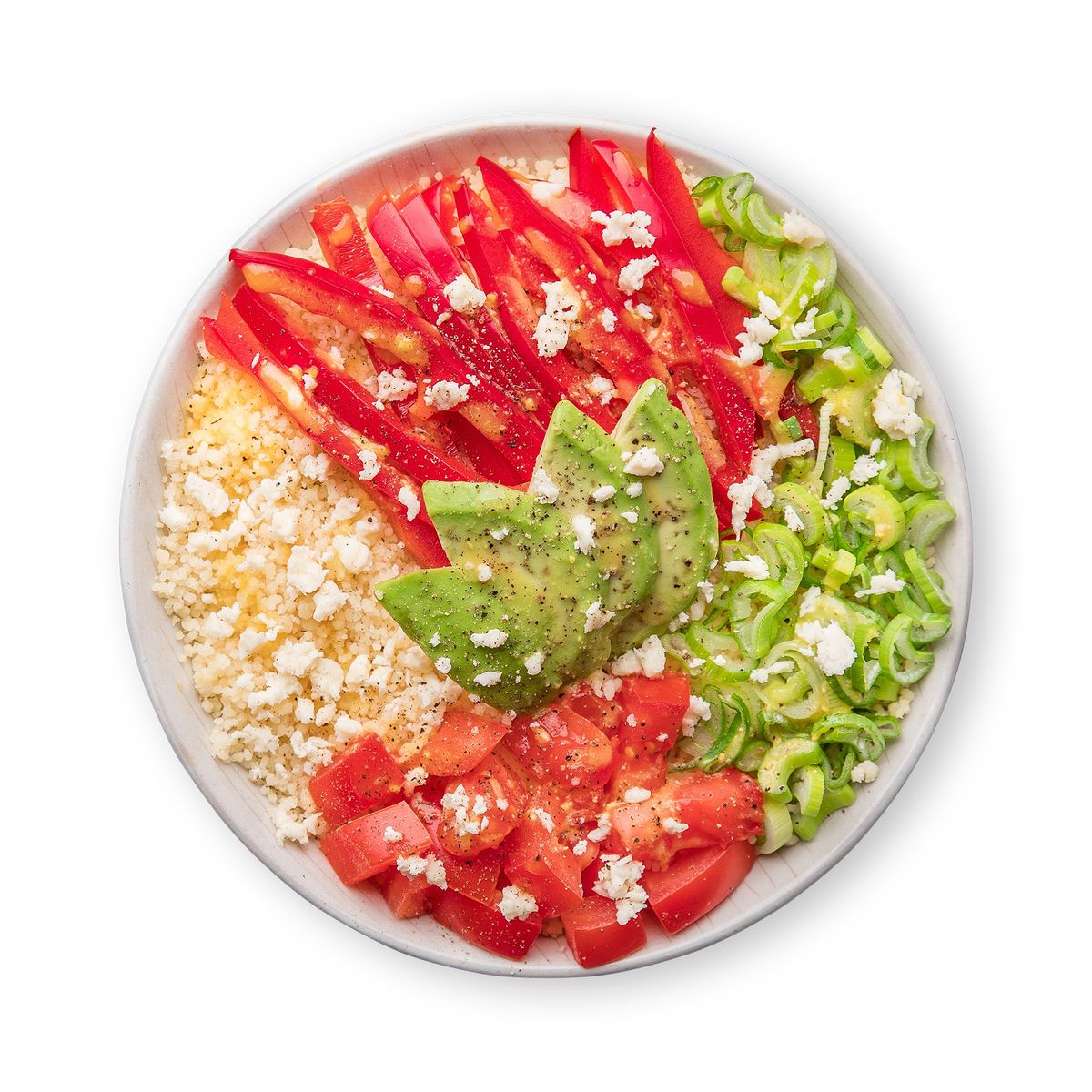 Couscous Feta Bowl  by feastr