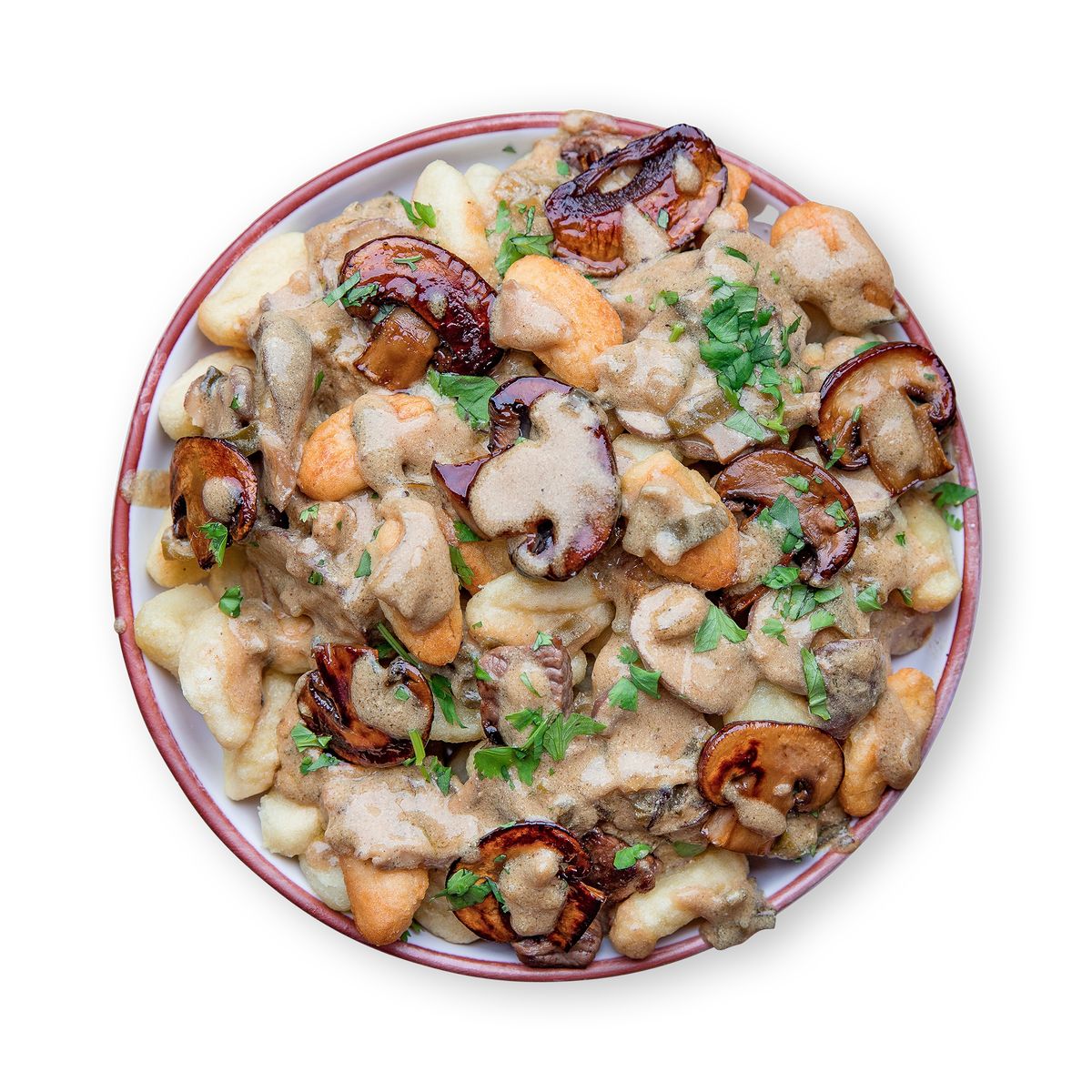 Gnocchi in Pilzrahmsauce