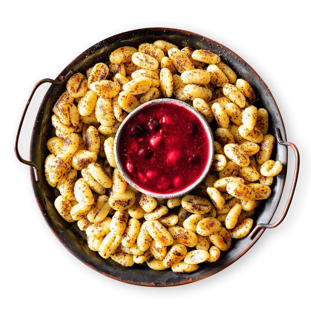 Gnocchi with Cherry Sauce  by feastr