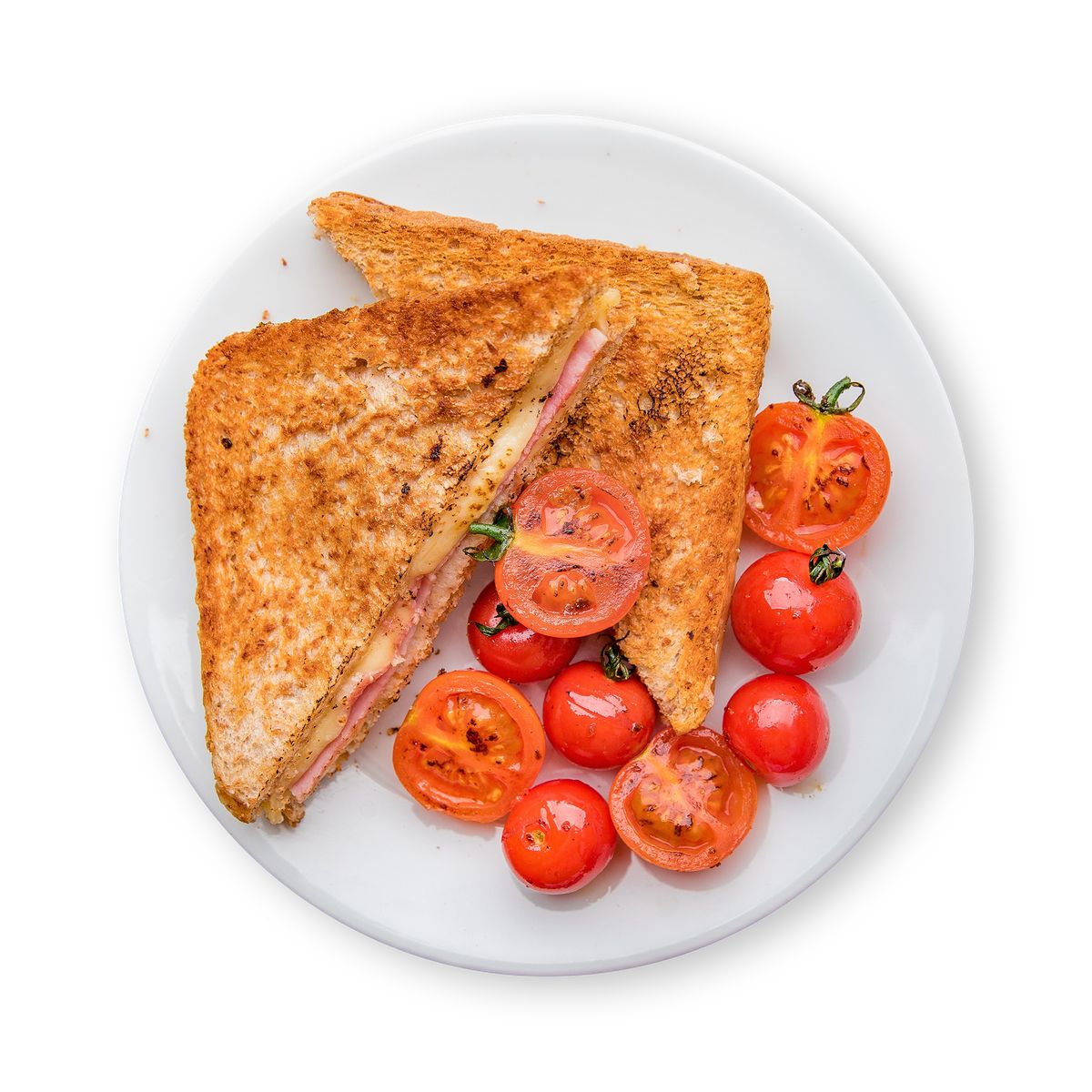 Grilled Ham & Cheese Sandwich by feastr