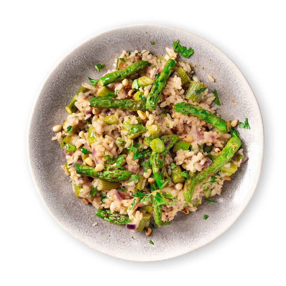 Green Asparagus Risotto by feastr