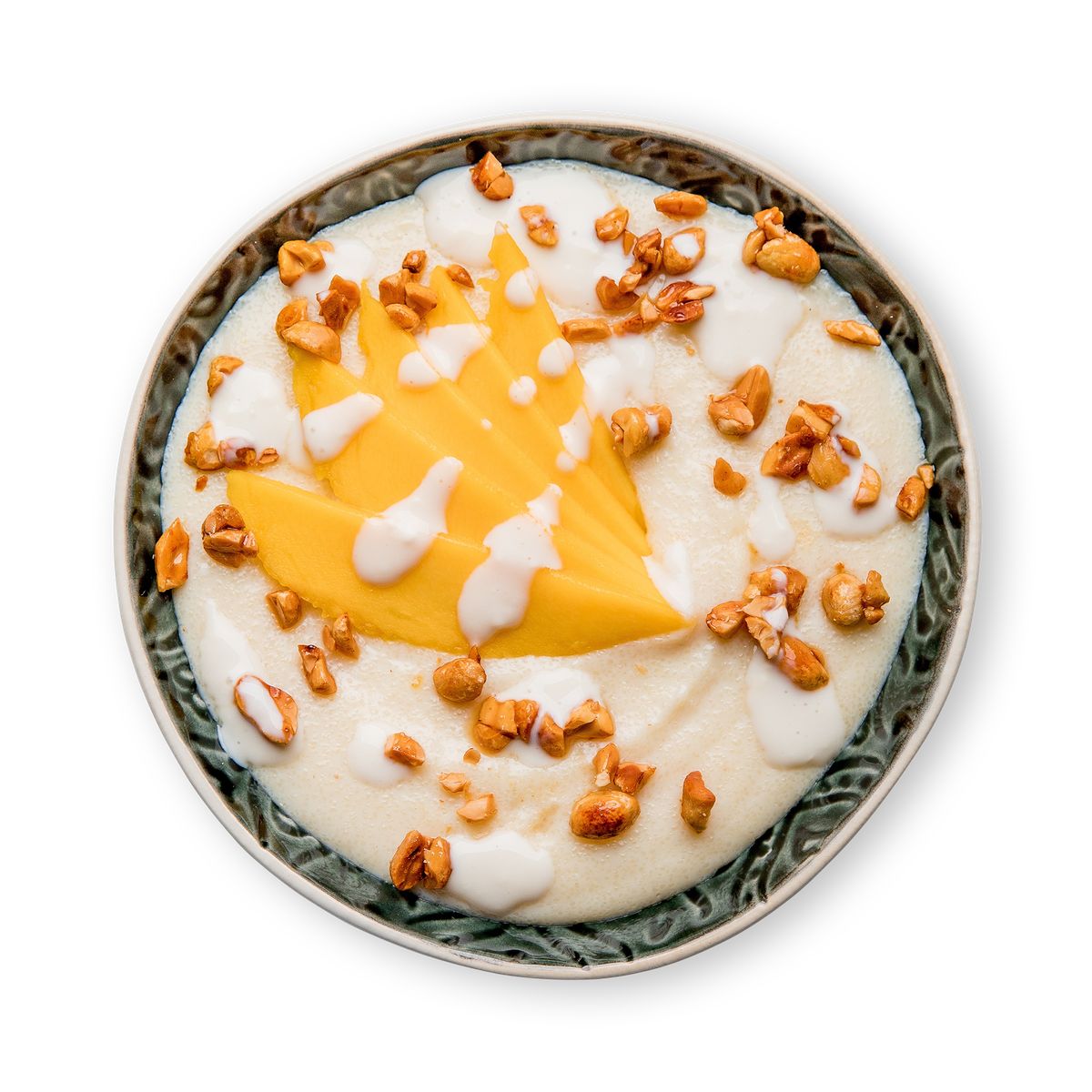 Mango Semolina Porridge with Peanuts by feastr