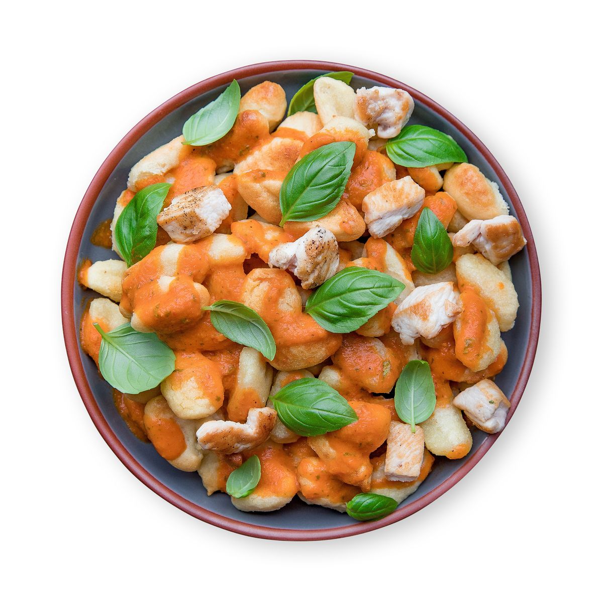 Gnocchi mit Paprikasauce und Hähnchen von feastr