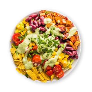 Bean, Corn & Tortilla Salad