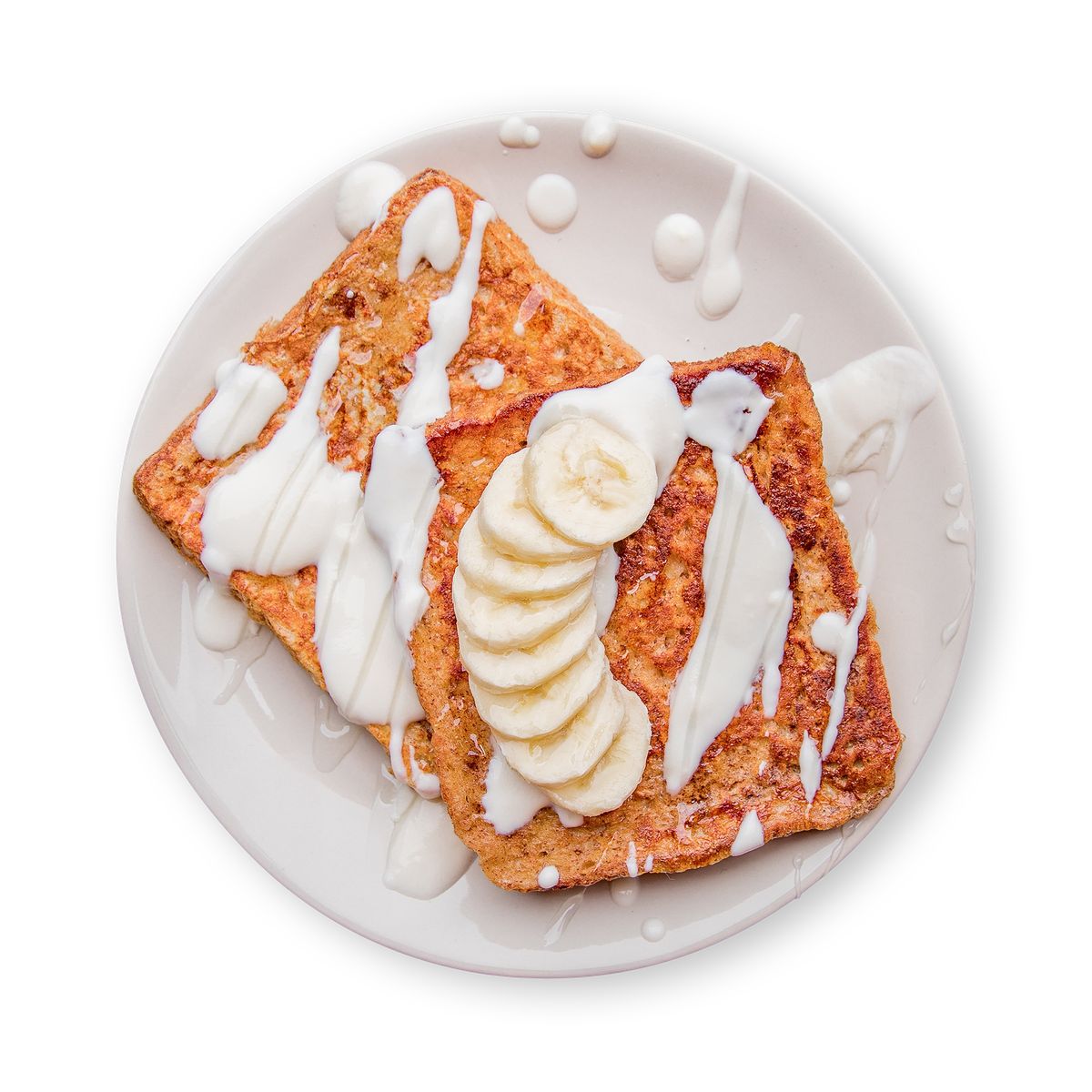 French Toast with Banana Yogurt by feastr