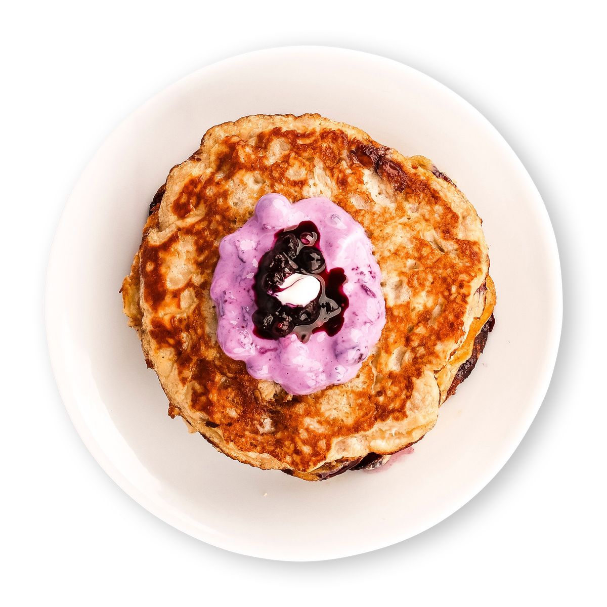 Banana Oatmeal Pancakes by feastr